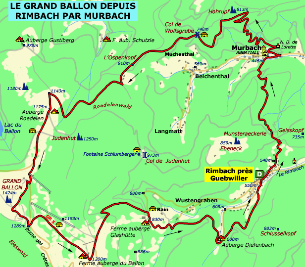 CARTE RANDONNÉE ALSACE | Les Loges du Ried Tourisme 67 – Randonnées Bas-Rhin Sélestat
