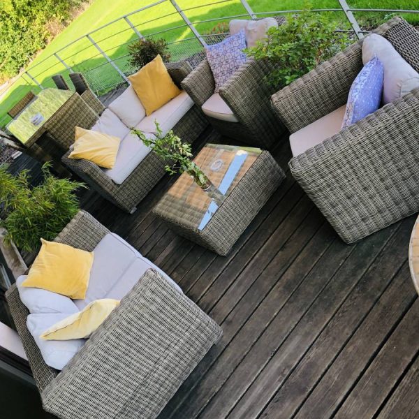 Notre terrasse avec vue sur le Ried Wintzenheim 4