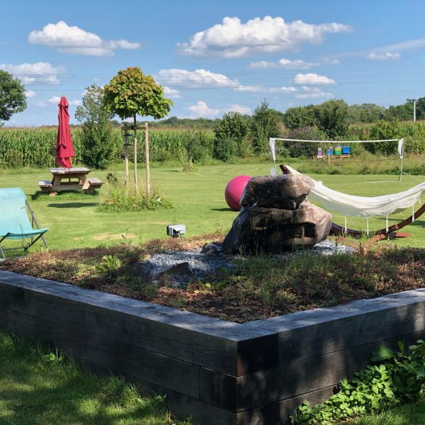 Notre terrasse avec vue sur le Ried Barr 11